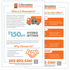 Commercial Drains Info Flyer (pack of 100)