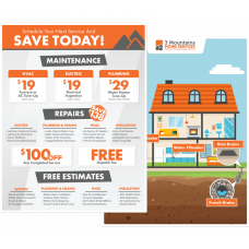 Save Today Marketing Sheet (Drain) - 25 Pack