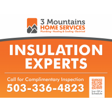 Yard Sign-Insulation (Includes H-stake) Yard Sign-Insulation (Includes H-stake)